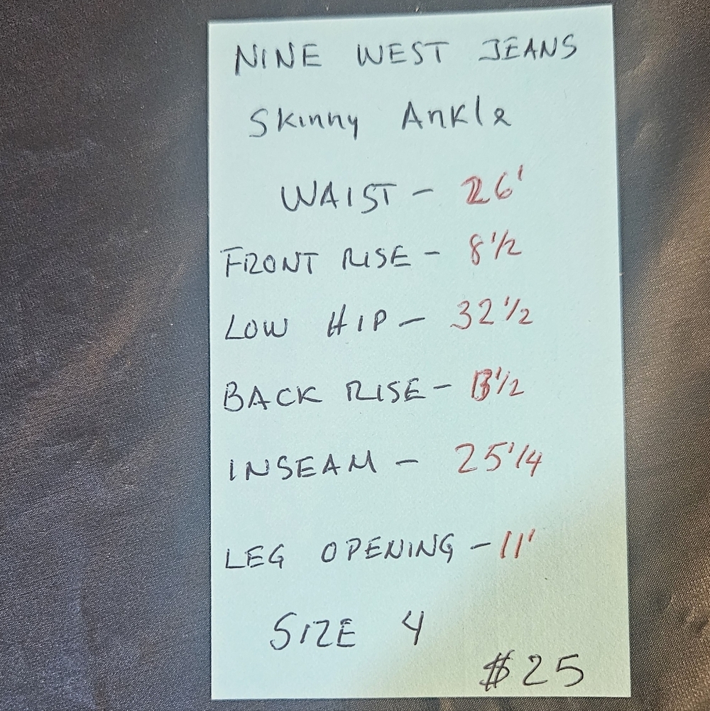 Nine West Blue Ankle & Cropped Jeans - Picture 11 of 11